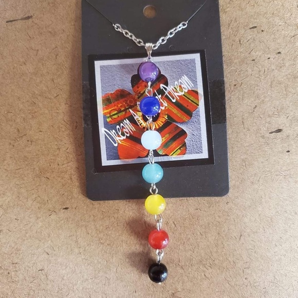Hand Crafted Jewelry - Handmade chakra necklace